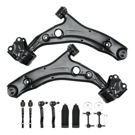 KAC Front Lower Control Arm Front Suspension Kit Fit for 07-14 Ford Edge 07-15 Lincoln MKX 2007-2014 Automotive Replacement Control Arm K620487 K620486 10pcs