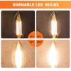 ALAMPEVER Chandelier Light Bulbs,E12 Candelabra Bulb 60 Watt,E12 LED Bulb