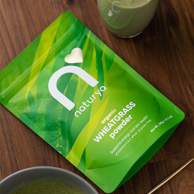 Naturya Organic Wheatgrass Powder, 200g – Nutrient-Rich Superfood Powder