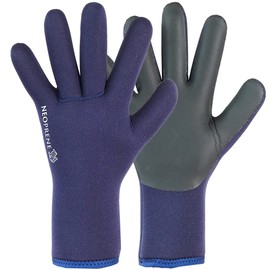 [NEOWORKGEAR] 0403 Waterproof Neoprene Gloves (L, Navy)