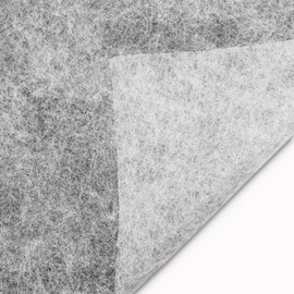 JPstraps - Double Sided Iron on Fabric for Crafts, Sewing, Patchwork, Quilting and More (White, 200cm x 150cm)