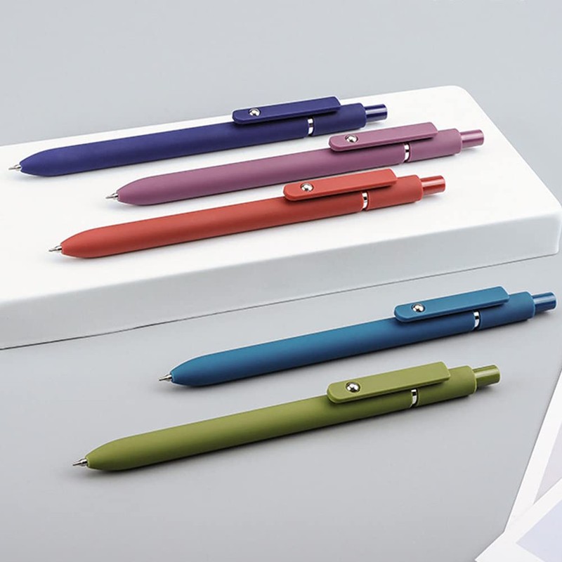 sencoo 5 pack Blue Gel Pens Quick Dry Ink Pens