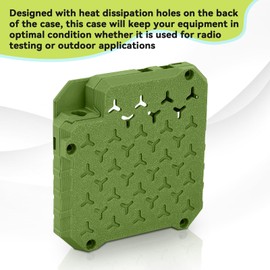 1Pack ESP32 for Heltec V3 Case LoRa Development Board Meshtastic Case with Antenna Port and Type-C Interface Army Green