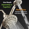 AquaDance 7" Premium High Pressure 3-Way Rainfall Combo with Stainless