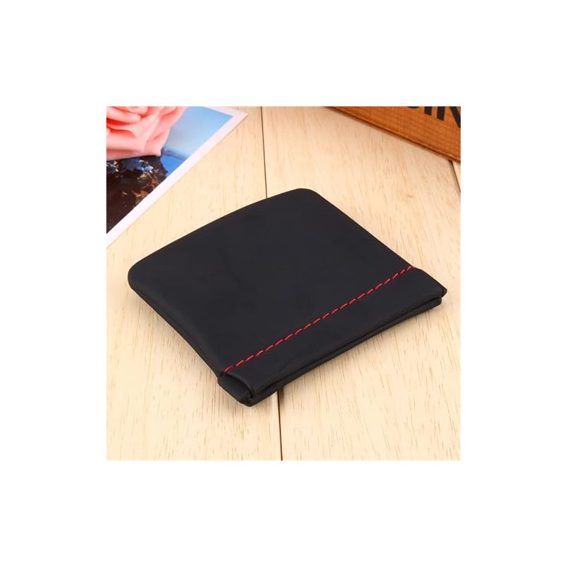Funda Impermeable para Auriculares, de Piel Sint¨¦Tica, Color Negro