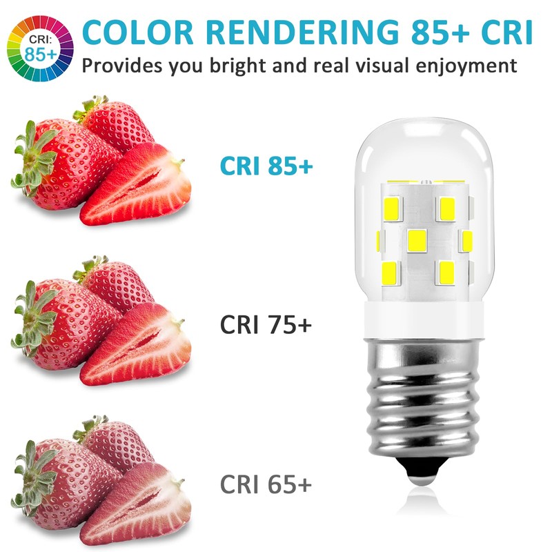 MIFLUS E17 LED Bulb Microwave Oven Appliance Light Bulb Super