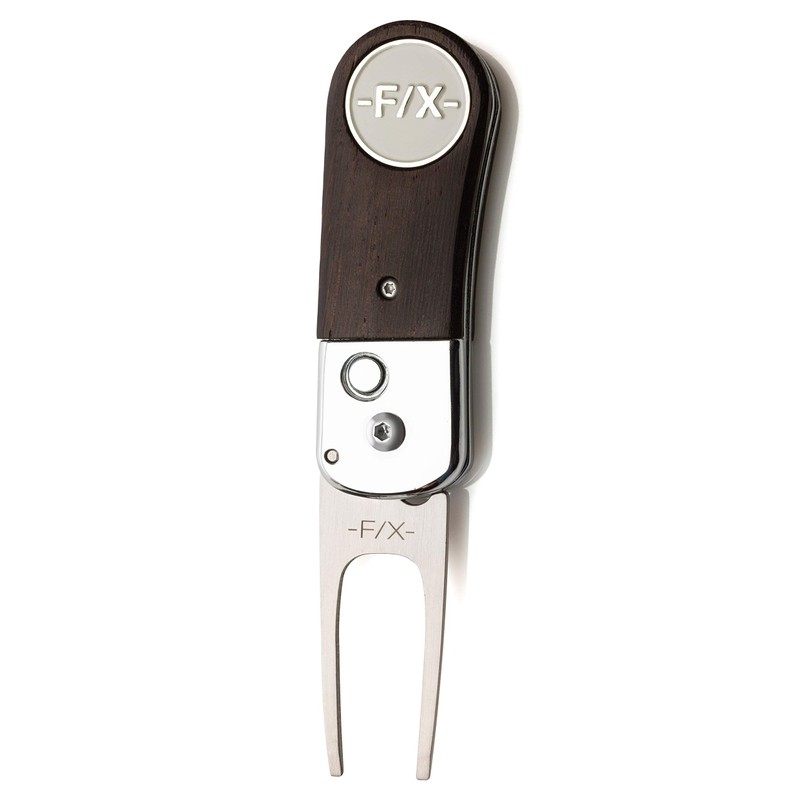 Premium Divot Tool with Real Wood Fitting, Pitchfix de Luxe,