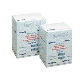 Holthaus Medical Gauze Temedia, Compress Gauze Sterile Mulla Cover F, 17 Count Gr/St