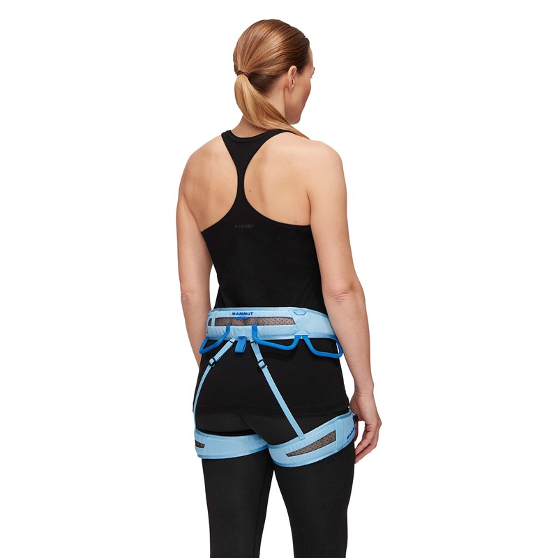 Mammut Women's Ophir 3 Slide Climbing Harness. Whisper-Dark Gentian. XS
