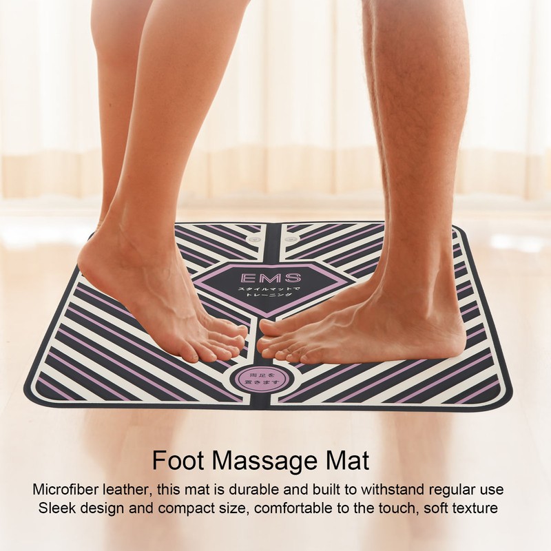 Foot Stimulator Massager Mat 31cm Square Remote Control Foot Massage
