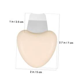 FRCOLOR 2pcs Facial Skin Scrubber for Blackhead Removal Stainless Steel Plastic Exfoliation Instrument with Ergonomic Design Portable Lightweight Face Scraper Tool for Deep Pore Cleansing