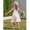 Arshiner Toddler Floral Dresses Summer Boho Beach Party Formal Fancy