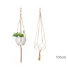 WeedGuard Outdoor Plant Hanger Macrame – Handcrafted Knotted Lifting Rope