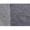 Faux Sherpa Fleece Sheepskin Fabric Material Grey 1Mtr