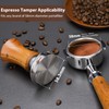 V5 Espresso Tamper, 58.3MM 2 Spring-Loaded Calibrated Tamper with Stainless