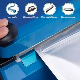 DOTUHAO Mylar Bags for Food Storage, 6" X 8.5" Foil Bags, Reusable Food Storage Bags, Freshie Bags, Stand-Up Zipper Pouches Resealable for Long Term Food Storage (6" X 8.5",100 PCS)