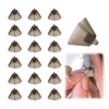 Hearing Aid Domes 18 Pack, Hearing Aid Accessories Double Layer