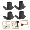 BESPORTBLE 4pcs Walker Glide Skis Non-Slip Foot Pads for Seniors
