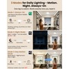 2 Pack Rechargeable Ceiling Light with Remote, 8000mAh Battery Operated