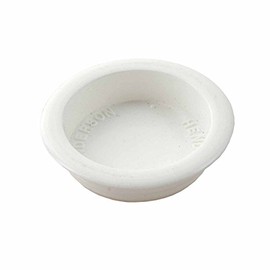 Henderson Finger Pull for Sliding Doors, 30mm, White Nylon