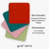 Graf Lantz - Bierfilzl Felt Coasters - Square - 100%