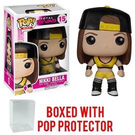 Funko Pop! WWE Total Divas - Nikki Bella #15 Vinyl Figure (Bundled with Pop Box Protector Case)