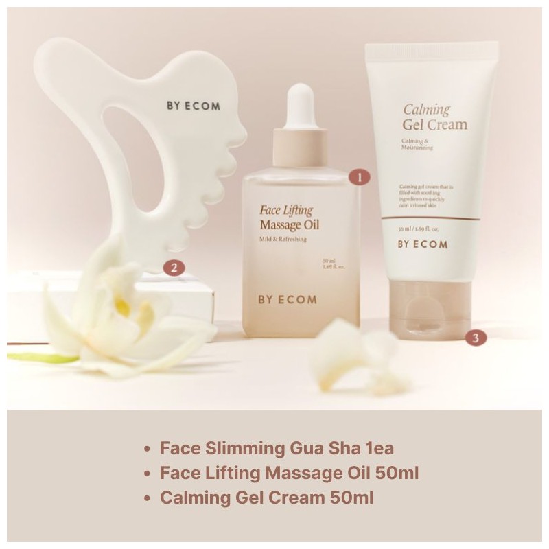 BYECOM Face Slimming Care Kit 3items (Face Slimming Gua Sha