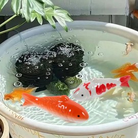 2pcs Artificial Floating Fish Decorations Aquarium Mixed Style Fish Ornaments Realistic Underwater Crafts Fish Tank Decor