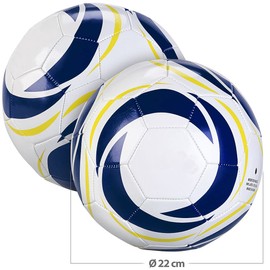 Speeron Children's Ball: Set of 2 Hobby Footballs Made of Faux Leather, 20 cm Diameter, Size 4, 260 g (Ball, Children's Toy, Volleyball)