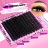 Fluffy Lash Clusters Thick 200D Volume Eyelash Clusters 14-20mm Wispy
