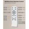 Ohniyou 52'' Low Profile Ceiling Fan with Lights, Remote/APP Control,