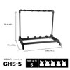 GHOSTFIRE 5 Multi-holder Guitar Stand Floor Adjustable Universal Guitar Display