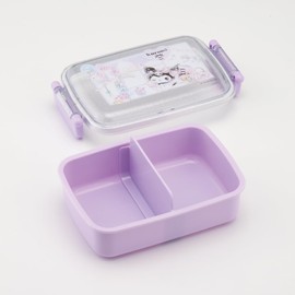 Skater RBF3ANAG-A Children's Bento Box, 1 Tier, 15.2 fl oz (450 ml), Fluffy Dome, Chrome, Sanrio, Antibacterial, For Kids, Made in Japan