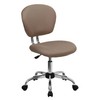Flash Furniture Mid-Back Coffee Brown Mesh Padded Swivel Task Office