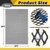 Gisafai 7 Gauge 1'' x 1/2'' Steel Expanded Metal Sheet