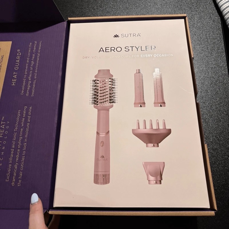 SUTRA AERO Styler NEW IN BOX Pink dryer, diffuser, brush,