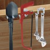 GZcaiyun Pack of 18 Garden Tool Holder Hooks, Single Hook/Double