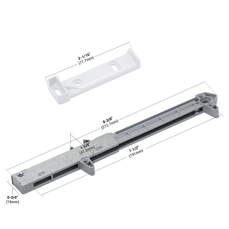 10-Pack Rok Hardware Soft Close for Wood Drawers/Soft Close Drawer