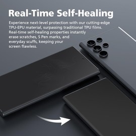 DIACUBE 3-Pack for Xiaomi Poco F7 Pro/Poco F7 Ultra Flexible TPU-EPU Screen Protector [Not Glass] [0.1S Fingerprint Unlock] [Real-Time Self-Healing] HD Clear, Unbreakable, Bubble Free Easy Installation with Alignment Jig