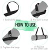TECEUM Yoga Mat Strap – Black & 30+ Colors –