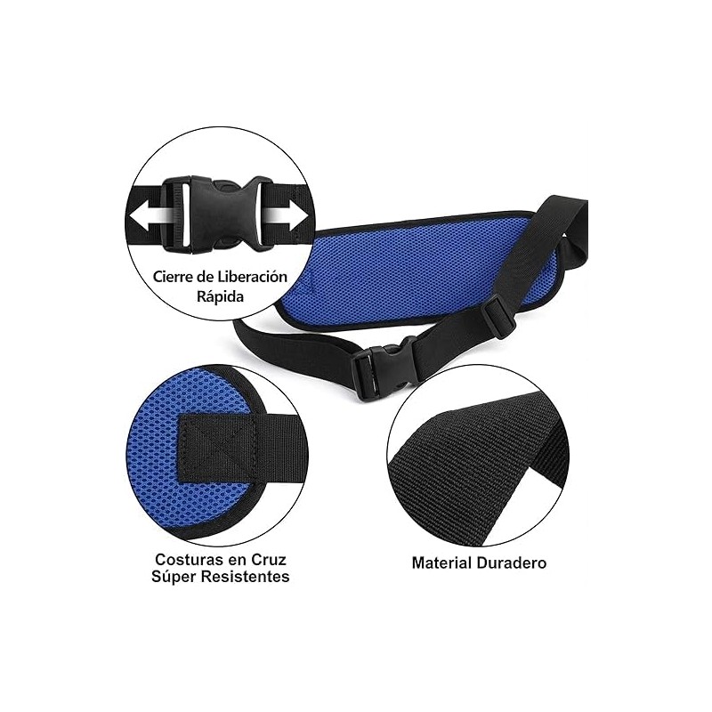 Cinturón de Seguridad para Silla de Ruedas, Correas de Arnés
