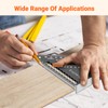 Carpenter's Square, Preciva Try Square, Multifunctional Foldable Triangle Protractor, Aluminium