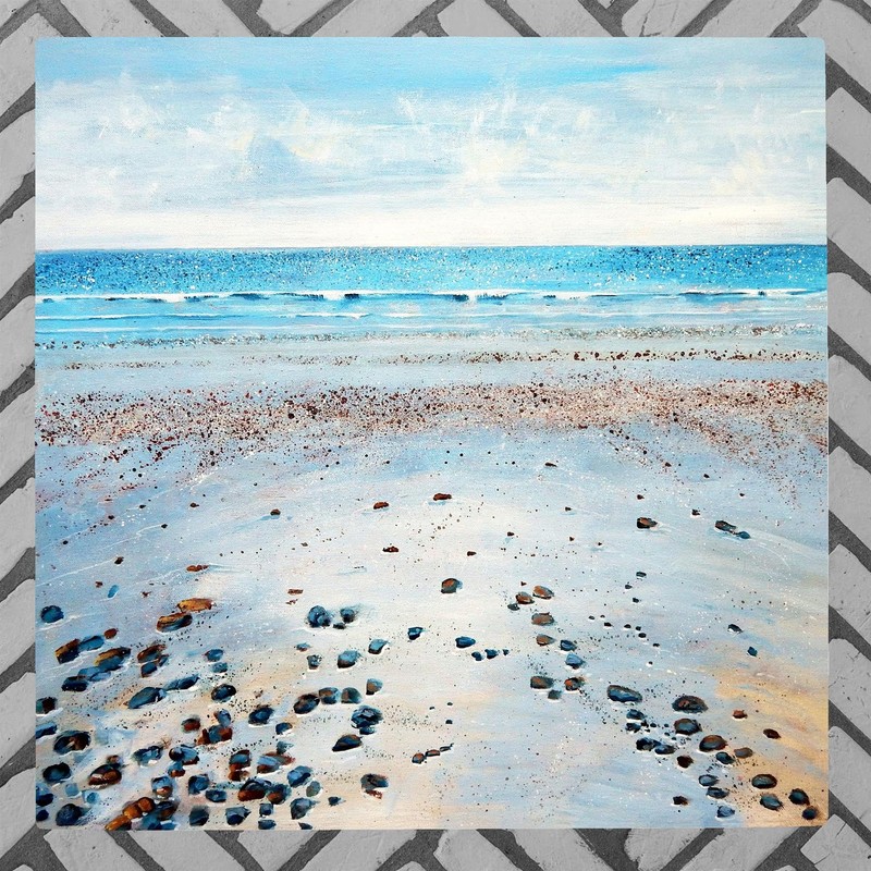 Global Designs Low Tide At East Artwork by Denise Coble