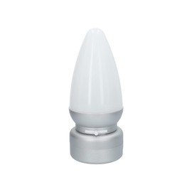 SHALHEVET LIGHT Kosher Shabbat Lamp LED with Dimmer, USB Charge, Safe (Silver)