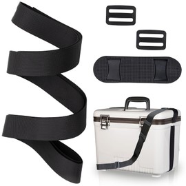 LhyBtm Cooler Strap Compatible with Engel, Accessory for Engel Cooler 13qt and 19qt, Adjustable with Shoulder Pad and 4 Buckles (Black)