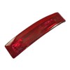 Stained Glass Barrette - Large 3.5" 90mm - Ruby Red