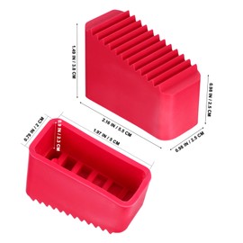 DOITOOL 8pcs Non- Ladder Foot Pads Rubber Ladder Covers for Safe Use Protect Floors from Scratches for Construction Home Use