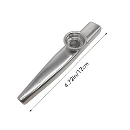 Kazoo Set of 14 Metal Kazoo Metal Aluminium Alloy Kasu Musical Instruments Kazoo for Children and Music Lovers Beginners Guitar Companion Kazoo for Favours Gifts and Music Lovers