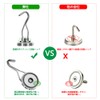 Cosego Super Strong Magnetic Hooks, Stainless Steel Rust Proof Head,