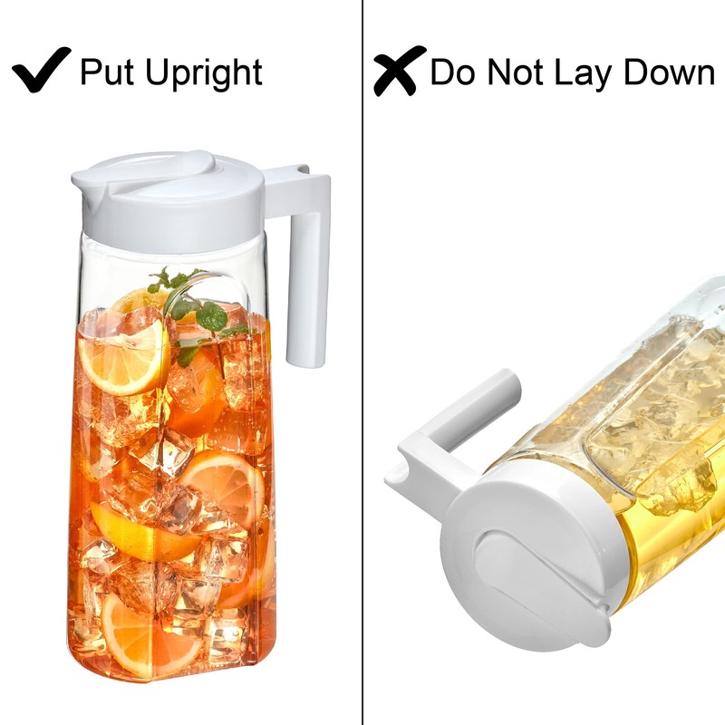 Amazing Abby - Slim - Tritan Pitcher (64 oz), Unbreakable